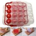 thumbnail image 6 of Yinreli 1 Set Meatball Scoop Mold Transparent Cover Non-Stick PP Homemade Stuffed Meat Balls Maker Baking Tools, 6 of 7