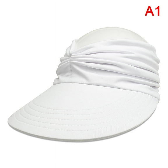Hat for Women Anti-UV Wide Brim Visor Hat Easy To Carry Travel Caps Fashion Beach Summer  dames Sun Protection Hats Womens Sun Visor Hat Wide Brim Sun Hats for Women UV  Women foldable Sports Visors