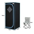 thumbnail image 3 of Home Sauna Box, Portable Full Body Infrared Sauna Box Home Spa with Heated Foot Pads and Portable Chair Cmgb, 3 of 11