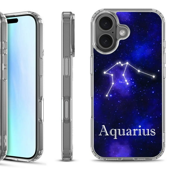 For iPhone 17 Shockproof Protective Phone Case, by OneToughShield - Aquarius