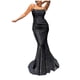 thumbnail image 1 of Moda mujer elegante Sexy Casual Color sólido Delgado Sling cintura tubo Top sin mangas lentejuelas vestido largo Pompotops  ghjkhdj1090, 1 of 8
