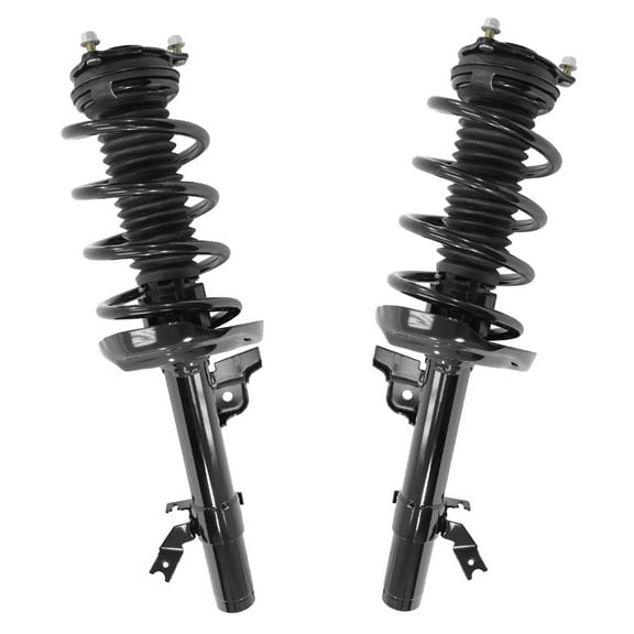 Detroit Axle - 2 Front Struts for 2016-2020 Honda Pilot Ridgeline, 2017 2018 2019 Struts with Coil Spring Assembly Replacement Suspension