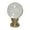 Polished Brass - Pack of 1, variant on Royal Designs, Inc. Clear Crystal Ball Lamp Finial for Lamp Shade, F-5044PB-2, Polished Brass, Pack of 2
