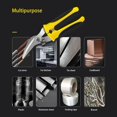 thumbnail image 4 of Hoja curva Tin Snips TOOLMAK de acero inoxidable de alta resistencia de 20 cm, 4 of 6
