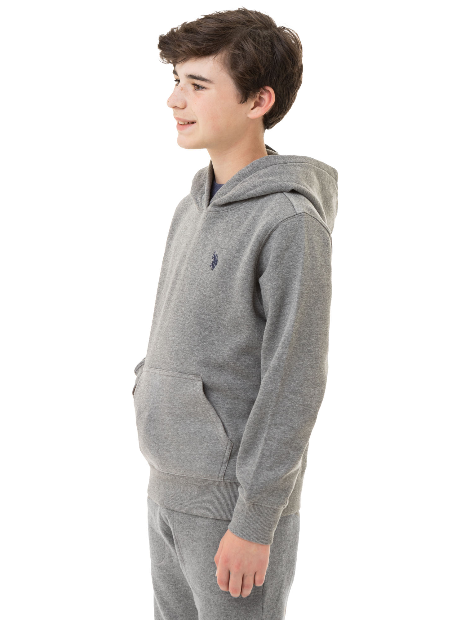 U.S. Polo Assn. Boys Fleece Pullover Hoodie, Sizes 4-18