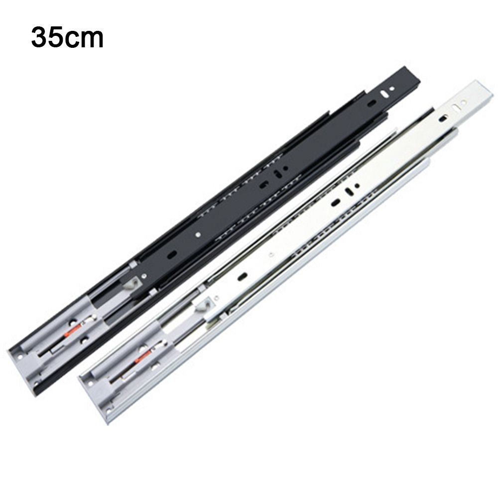 Hardware Damped Hydraulic Rebound Runners Drawer Slides Bearing