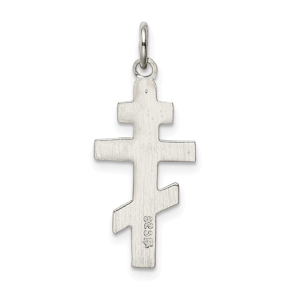 Bulk 30 Orthodox Cross Charm Pendant Silver by TIJC SP2075B