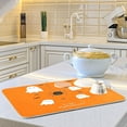 thumbnail image 6 of IAUYY 16 x 18 Inch Dish Drying Mat Dish Drying Mat Microfiber Kitchen Mats Large Counter Absorbent Dish Pad Drainer Rack Put on Some Halloween Costumes, 6 of 8