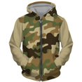 thumbnail image 1 of Sudadera con capucha y cremallera para hombre, con estampado 3D, informal, de gran tamaño, estilo urbano, con cremallera, chándal, 1 of 6