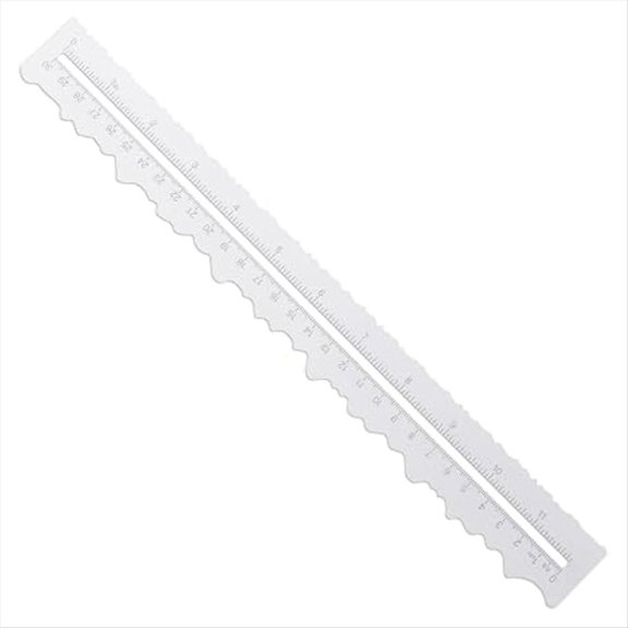 Tearing Ruler for Paper Crafts with Irregular Edges Measuring Edge Cutter Cutting