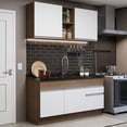 thumbnail image 2 of Cocina Integral MADESA 150cm Marrón/Blanco Glamy, 2 of 5