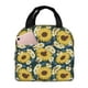 thumbnail image 1 of Easygdp Sunflowers Bolsa Térmica Premium - Tela Oxford Impermeable, Gran Capacidad, Bolsillo Frontal, Unisex para Trabajo, Escuela, Actividades al Aire Libre y Picnics, 1 of 8