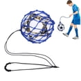 thumbnail image 4 of Meileang Soccer Ball Net Kicker Football Kick Trainer Nylon Mesh Bag Solo Soccer Kick Practice Training Aid Soccer Return Trainer Net Football Trainer Juggling Net for Youth Adults, 4 of 8
