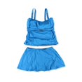 thumbnail image 1 of Falda de Hardware de talla grande Michael Kors Tankini de 2 piezas azul 16W, 1 of 2
