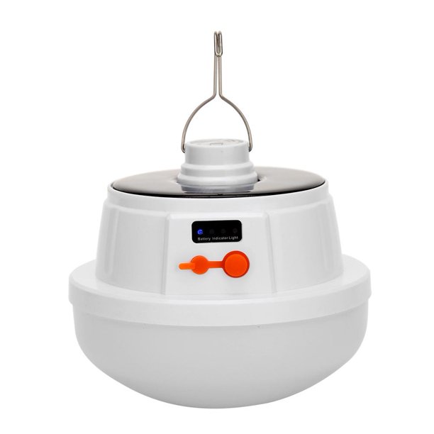 Bombilla de luz de trabajo para exteriores, luz de bombilla de visualización de energía para Camping, senderismo, Picnic