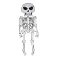 thumbnail image 2 of Globos grandes de esqueleto de hombre, decoraciones de Halloween, Globos de calavera de miedo, fiesta de Halloween, decoraciones para el hogar, 86x158cm, 2 of 4