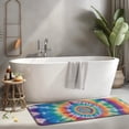 thumbnail image 2 of Rainbow Tie Dye Mandala Pattern Kitchen Rug Mat,Kitchen Runner Rugs Non Skid Washable,Decorative Kitchen Floor Mats for Kitchen,Sink,Laundry,17"x47.2", 2 of 7