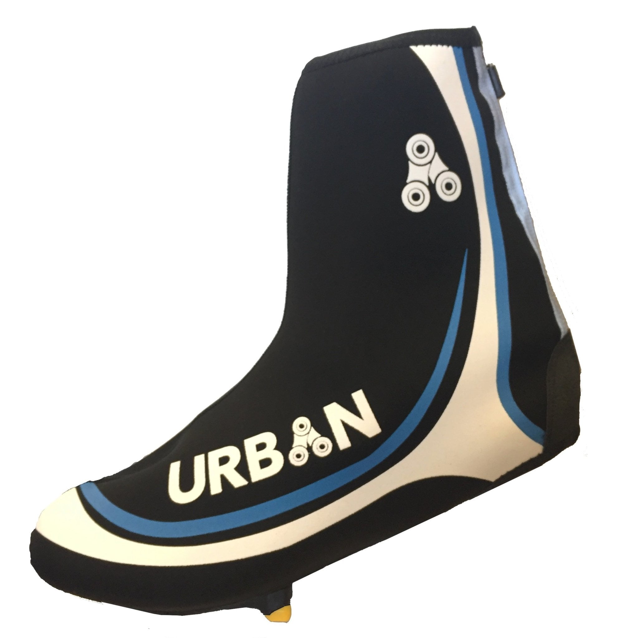 L/XL 39-45 1 Pair Half Wrap Cycling Shoe Cover Waterproof Non‑Slip Accs Black 