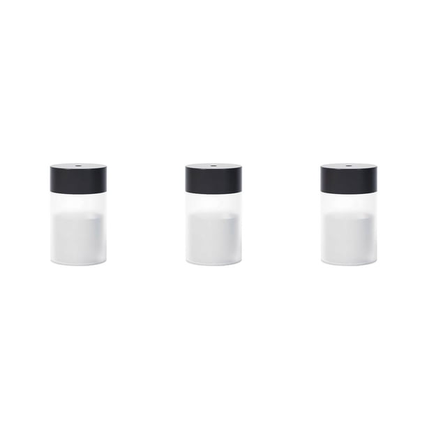 Yuarrent Humidificador de plástico Reducción de ruido Difusor de control táctil Oficina interior Humidificación de aire Dispositivo de fabricación de Gris Color sólido 3piezas Yuarrent CBP189472