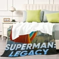 thumbnail image 4 of El Legado de Superman anti-pilling, suave, ligera, esponjosa y acogedora de lujo para hogar y cocina – Perfecta para niños y adultos,50X70cm, 4 of 6