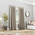 thumbnail image 5 of Sun Zero Brant Energy Saving Blackout Tab Top Curtain Panel, 40"X95", Stone, 5 of 7