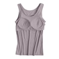 thumbnail image 3 of Womens Tank Tops Turtleneck Slim Blouse Shirt Sleeveless Solid Gray Tank Tops for Women, 3 of 9