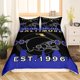 thumbnail image 3 of Funda nórdica King,Juego de cama Football Lovers,Funda nórdica Rugby para niños, 3 of 7