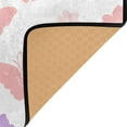 thumbnail image 4 of Butterfly Flower Pattern Memory Foam Area Rug 31"x20" Non Slip, Absorbent, Fade Proof for Living Room, Bedroom, Office, 4 of 7