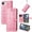 Pink, variant on Decase Cute Wallet Case for iPhone 16e,Cartoon Cat Dog Style Flip Phone Shell with Credit Cards Slot & Stand Shockproof Magnetic Closure Protective Cover Case for iPhone 16e,Rosegold