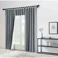 thumbnail image 4 of Winmate Insulated Cotton Tab Top Valance 40" x 15" in Dolphin Grey, 4 of 4