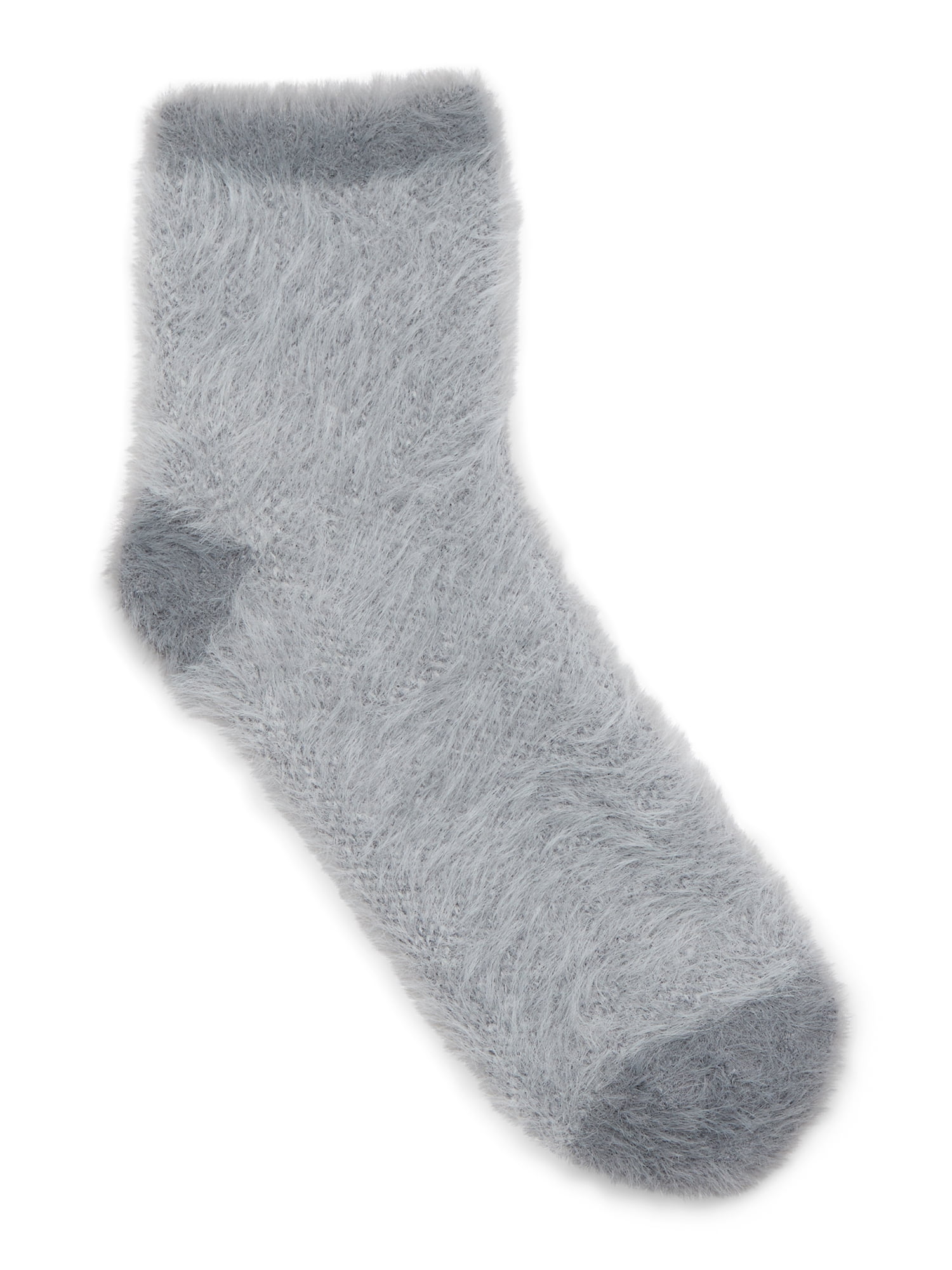 No Boundaries Women's Cozy Socks, 2-Pack, Size 4-10