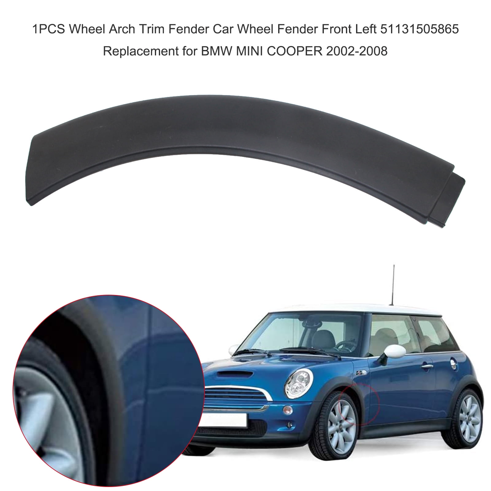 mini cooper fender flare replacement