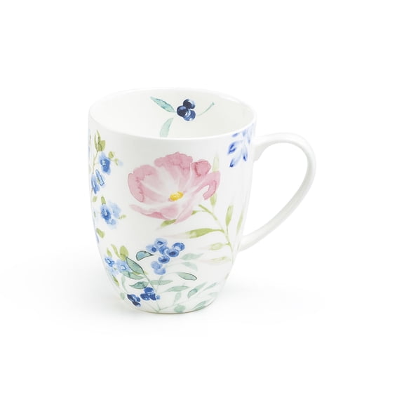 Stechcol Gracie Indigo Garden Grace 14oz Bone China Mug Grace Teaware