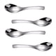 thumbnail image 1 of Cucharas de sopa gruesas y pesadas, cucharas de sopa de acero inoxidable de alta calidad, juego de cubiertos de cucharas de mesa, Juego de 4, 1 of 5