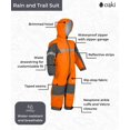 thumbnail image 2 of Oaki Children's One-Piece Waterproof Trail Rain Suit, 2 of 6
