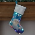 thumbnail image 5 of Kehuo Unique Red Linen Embroidered Christmas with Lights , Gift Bag Light Up Christmas, Clearance Sales, 5 of 9