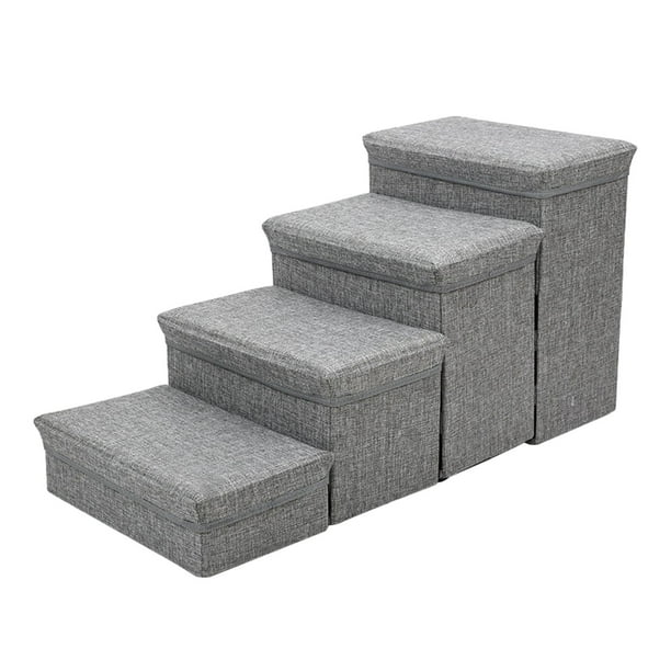 Escaleras para perros y gatos, rampa para perros y gatos, para perros medianos y grandes Gris