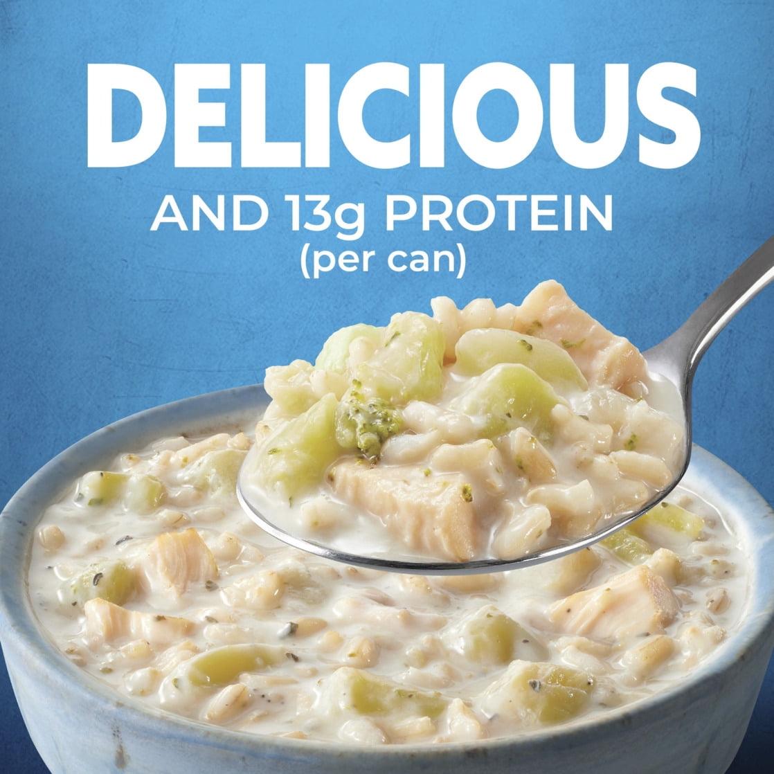 (5 pack) Progresso Rich & Hearty, Creamy Chicken & Broccoli Soup, Gluten Free, 18.5 oz.