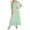 Green, variant on Nightgown for Women Solid Color Short Sleeve Comfort Sleep Dress Loungewear Yellow XL