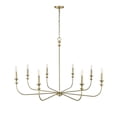 thumbnail image 5 of Millennium Lighting  Savanne 6/12 Chandelier Ceiling Light 8 - Vintage Brass, 5 of 7