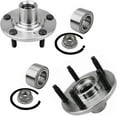 thumbnail image 3 of Detroit Axle - Front Wheel Hub & Bearings Sway Bars Tie Rod Ends Replacement for 2007-2010 Ford Edge Lincoln MKX - 8pc Set, 3 of 6