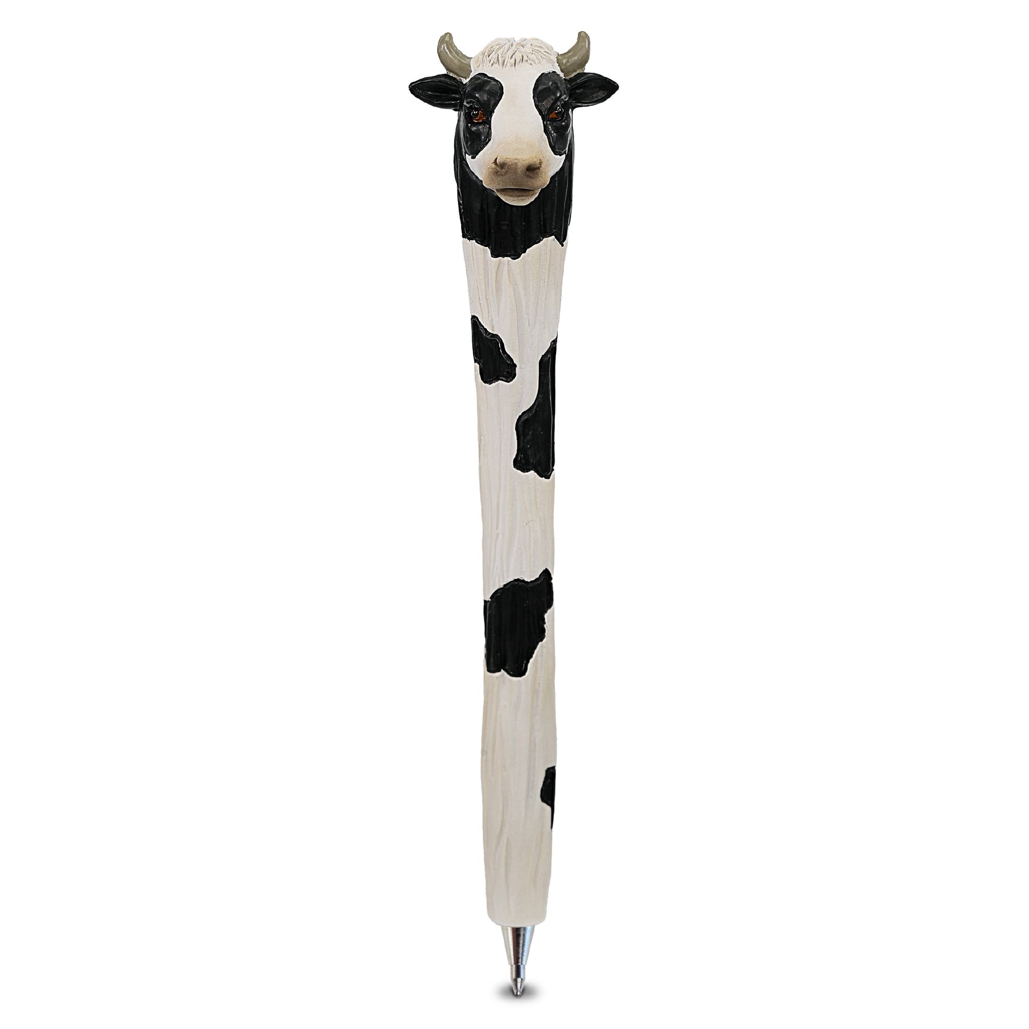 Planet Pens Cow Writing Pen – Cute 3D Cow Farm Animal Ballpoint Pen for Journaling, School, Office Supplies, Farm Animal Novelty Gift for Kids and Adults