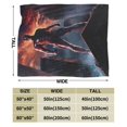 thumbnail image 3 of Flannel Light Weight Blankets Quilts Air conditioning Blankets Vertical Daredevil, 3 of 6