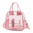 thumbnail image 4 of Bolso bandolera transparente – Bolso de hombro transparente tipo gelatina para ir al trabajo, salidas informales y uso diario., 4 of 5