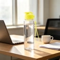 thumbnail image 4 of Reusable Water Bottle with Flip-Top Lid and Lanyard, Leak-Proof Sports Bottle - Y, 4 of 7