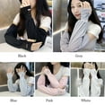 thumbnail image 2 of Running Fishing Anti-UV Cute Rabbit Arm Sleeves Arm Covers Elbow Cover Sun Protection BLUE, 2 of 8