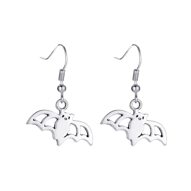 Fiudx Ofertas relampago Pendientes de Halloween Pendientes de calavera y araña Pendientes desgastados