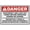 Warning Sign 1, variant on Bilingual Safety First First Aid Kit Sign 8"x12", Aluminum Tin Warning Signs for Home Outdoor Garden, Weatherproof Bilingual Emergency Sign