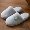 thumbnail image 3 of Chenyee Closed Toe Slippers for Women Indoor Cozy Memory Foam Home Shoes Comfortable Soft Flannel Bedroom Slides, 3 of 5