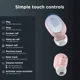thumbnail image 3 of Auriculares in-ear gamer inalámbricos HTC True Wireless Earbuds TWS1 rosa con luz LED, 3 of 6